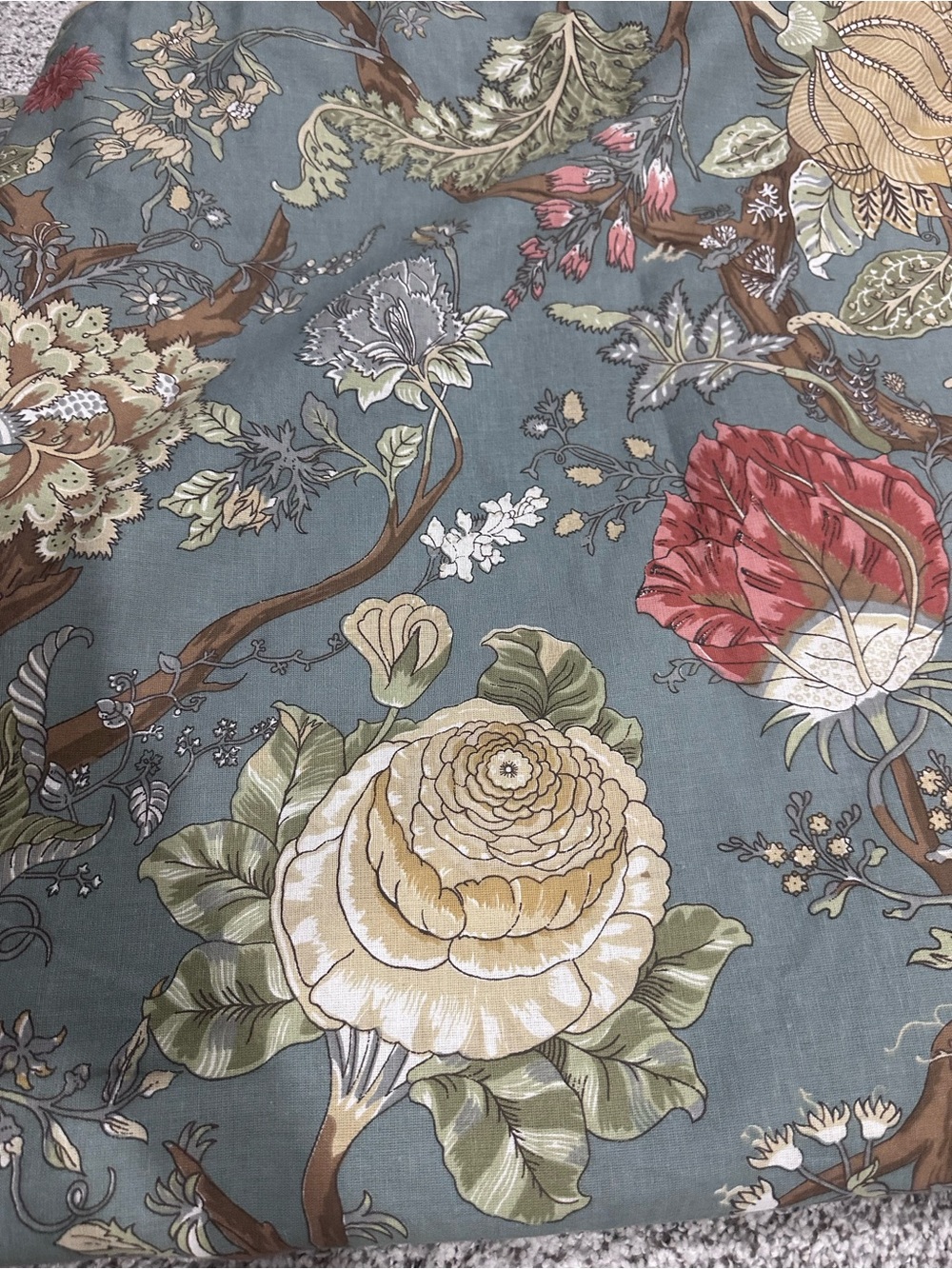 Pottery Barn Wells Palampore Full Queen Duvet Cover Only